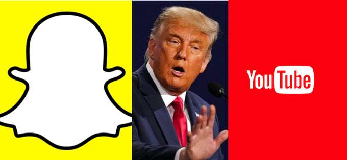 تعليق حسابات ترامب على سناب شات واليوتيوب 1 تعليق حسابات ترامب على سناب شات واليوتيوب