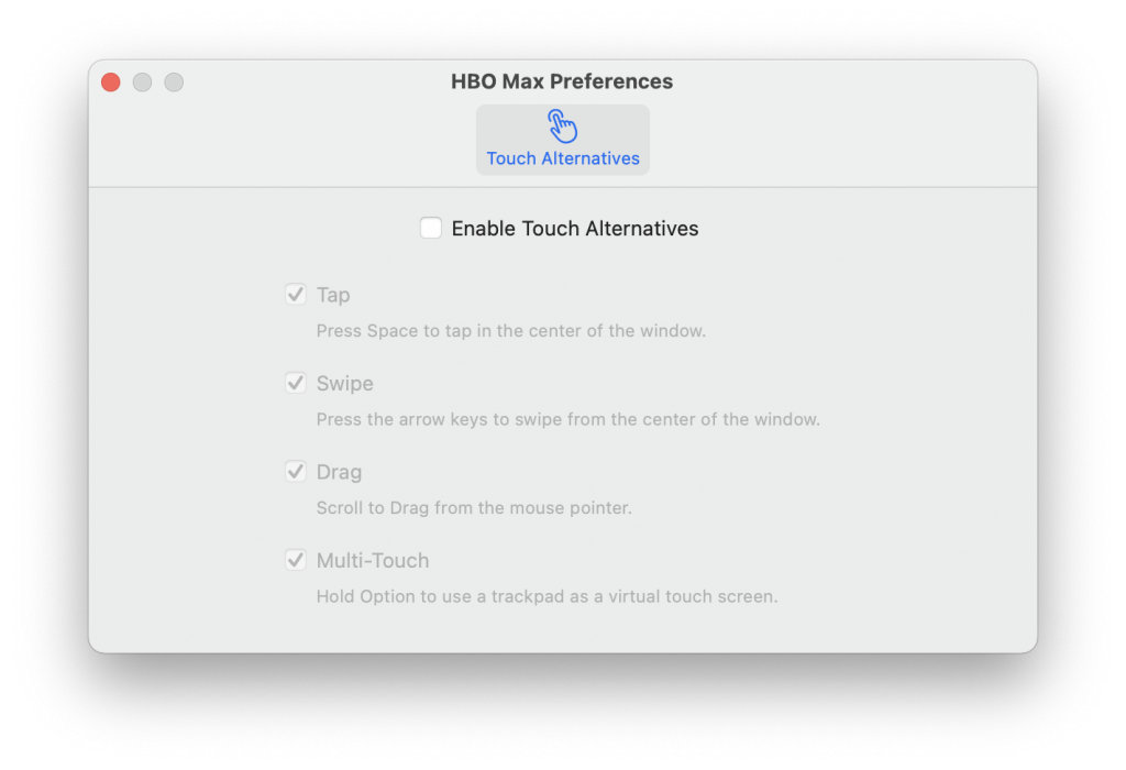 macOS Big Sur تحديث جديد لتحسين استخدام تطبيقات IPAD على أجهزة M1 MAC 2 خواص اللمس في macOS Big Sur 13.4