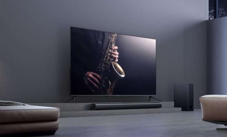 مكبر صوت ساوند بار بقوة 100 واط و تلفاز SLED 4K