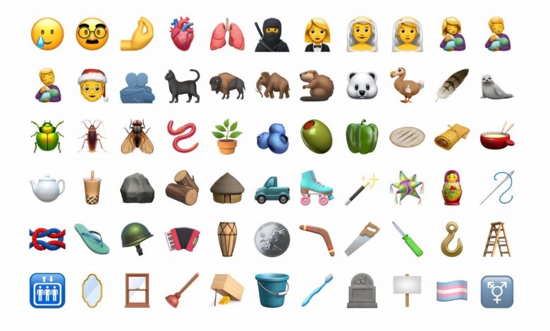 ابل Apple تضيف أكثر من 100 إيموجي مع تحديث iOS 14.2 1 ايموجي ايفون الجديدة ابل