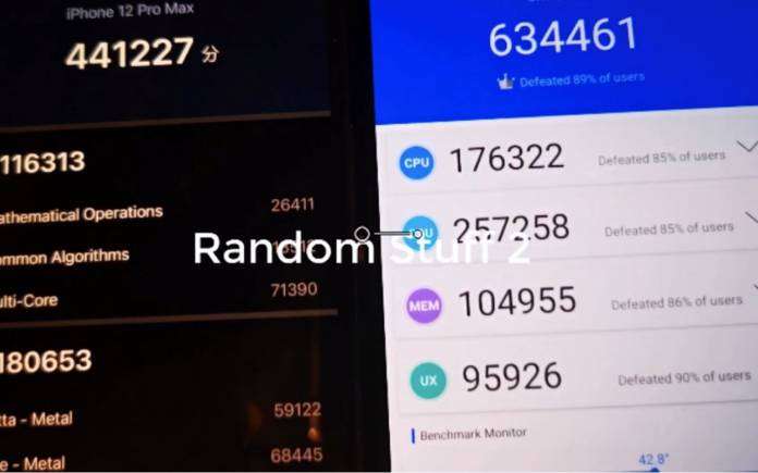 مقارنة جالكسي اس 21 وايفون 12 برو في اختبار على منصة اختبار benchmark 2 مقارنة جالكسي اس 21 وايفون 12 برو في اختبار على منصة اختبار benchmark