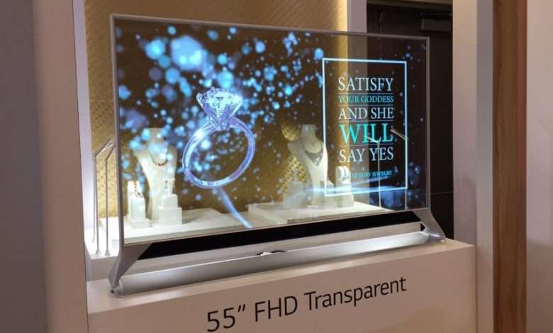 شاشات OLED الشفافة