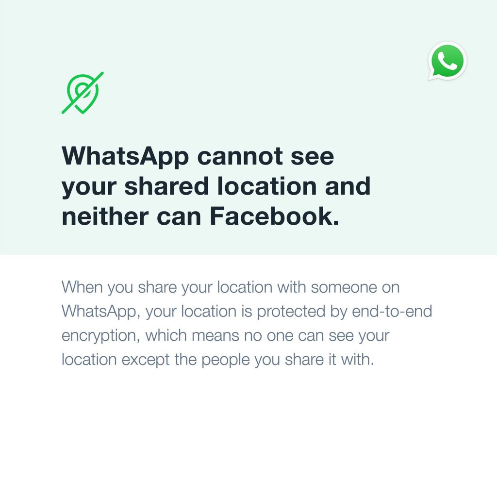واتساب WhatsApp تصدر بيانًا توضيحيًا حول سياسة الخصوصية الجديدة 7 واتساب WhatsApp تصدر بيانًا توضيحيًا حول سياسة الخصوصية الجديدة