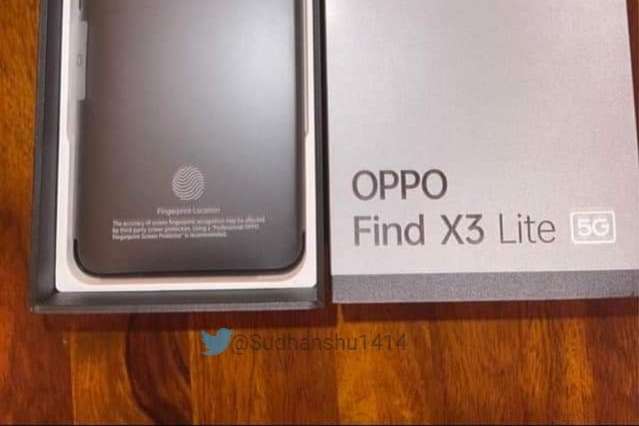 اوبو فايند اكس 3 لايت OPPO Find X3 Lite تسريب صندوق الهاتف ومحتوياته