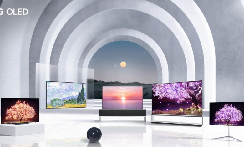 معرض CES 2021 - ال جي تقدّم أصغر تلفاز بشاشة OLED وحجم 42 إنش 1 شاشات تلفاز ال جي في معرض CES 2021