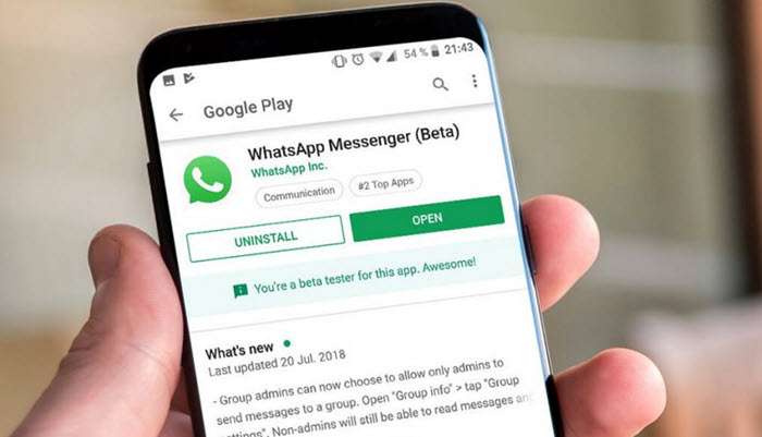 مميزات تحديث الواتس اب الجديد