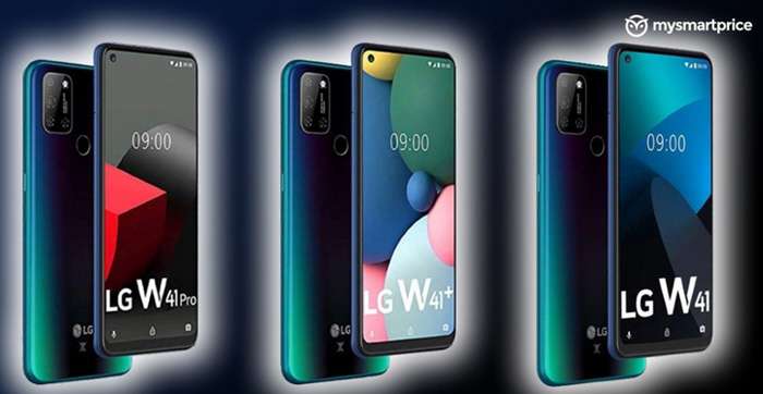 مواصفات إل جي دبليو 41 - LG W41 سلسلة من ثلاثة هواتف 3 إل جي دبليو 41
