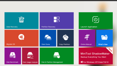 برنامج minitool partition wizard