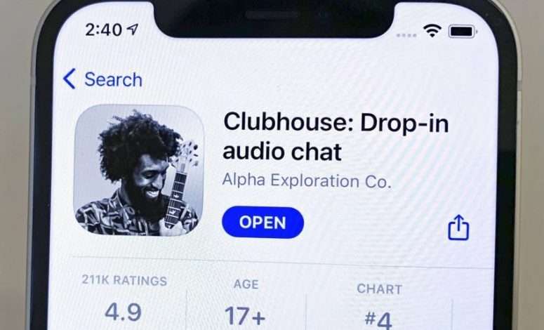 تطبيق Clubhouse