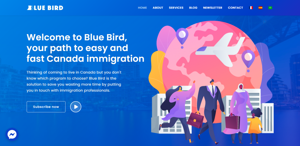 الهجرة الى كندا تعرف على منصة Blue Bird لتسهيل هجرتك 2 الهجرة الى كندا 2021