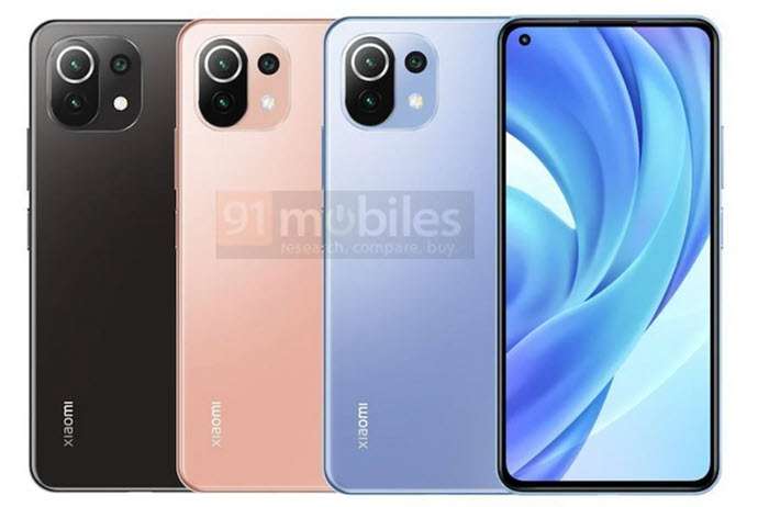 مواصفات شاومي مي 11 لايت - Xiaomi Mi 11 Lite وصور جديدة تكشف التصميم وخيارات الألوان 2 شاومي مي 11 لايت