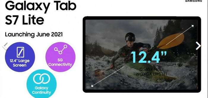 سامسونج جالكسي تاب اى 7 لايت - Samsung Galaxy Tab A7 Lite المواصفات تظهر في التسريبات قبل الإعلان 1 جالكسي تاب اى 7 لايت