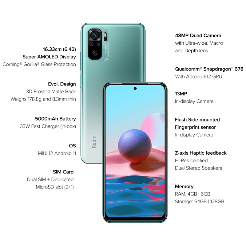 سعر ومواصفات ريدمي نوت 10 - Redmi Note 10 رسميًا 3 سعر ومواصفات ريدمي نوت 10 - Redmi Note 10 رسميًا