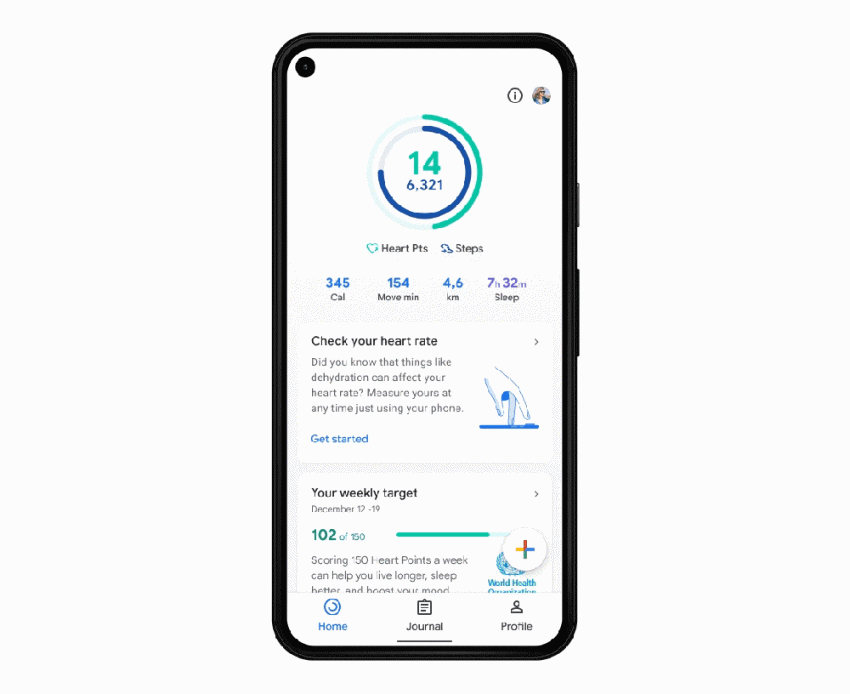 جوجل فيت - Google Fit سوف يقدم ميزة جديدة للمستخدمين متعلقة بصحتهم 2 جوجل فيت - Google Fit سوف يقدم ميزة جديدة للمستخدمين متعلقة بصحتهم
