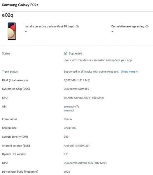 مواصفات جالكسي اف 02 اس - Galaxy F02s بحسب آخر التسريبات 2 مواصفات جالكسي اف 02 اس - Galaxy F02s بحسب آخر التسريبات
