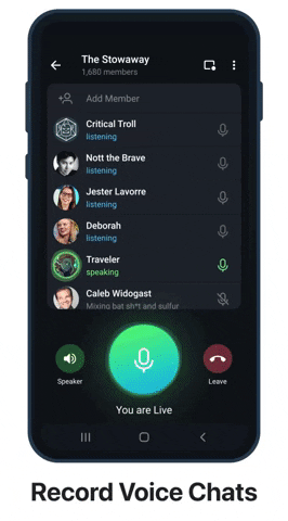 فويس شات - Voice chats ميزة جديدة من تيليجرام لمنافسة تطبيق كلوب هاوس 3 فويس شات - Voice chats ميزة جديدة من تيليجرام لمنافسة تطبيق كلوب هاوس