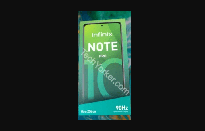 مواصفات انفنيكس نوت 10 برو - Infinix Note 10 Pro وصورة لعلبة الهاتف المنتظر