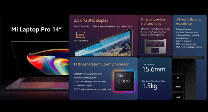 سعر شاومي مي لابتوب برو - Xiaomi Mi Laptop Pro ومواصفاته رسميًا 3 سعر شاومي مي لابتوب برو - Xiaomi Mi Laptop Pro ومواصفاته رسميًا