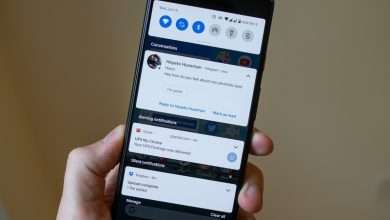 إظهار الإشعارات في شاشة القفل