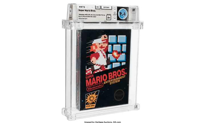 سوبر ماريو برذرز - Super Mario Bros تم بيعها بمبلغ 660 ألف دولار أمريكي 1 سوبر ماريو برذرز