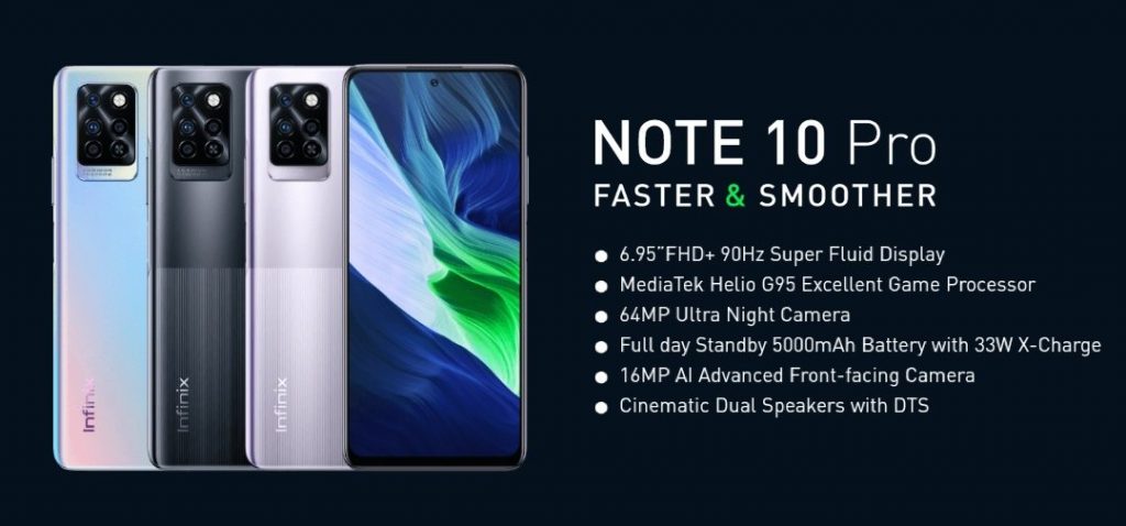 مواصفات انفنيكس نوت 10 برو Infinix Note 10 Pro رسميًا