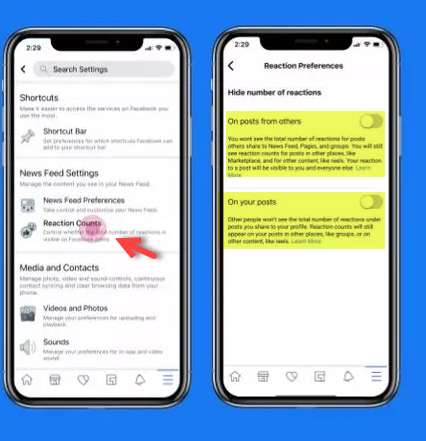 ميزة إخفاء عدد الإعجابات في الفيس بوك بدأت بالوصول - إليكم كيف يمكن تفعيلها في التحديث الجديد 2021 4 إخفاء عدد الإعجابات