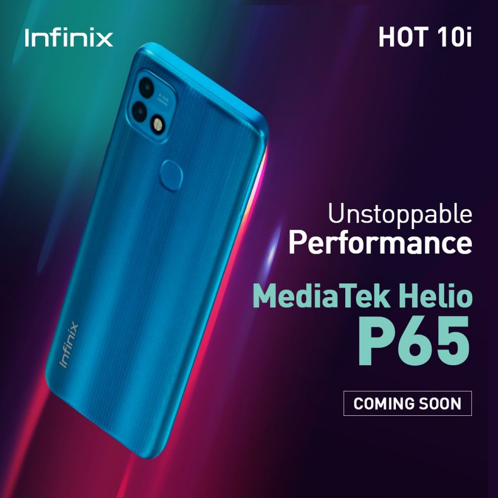 انفنيكس هوت 10 اي - Infinix Hot10i الشركة تنشر ملصقات ترويجية للهاتف