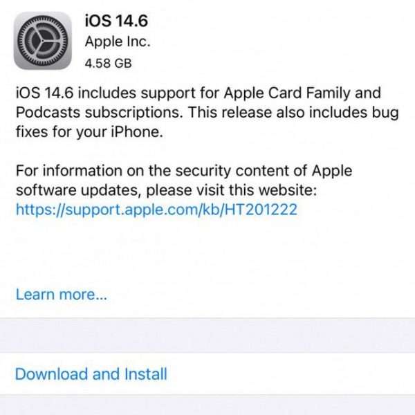 تحديث اي او اس iOS 14.6 يصل لهواتف الايفون بمميزاته الرائعة رسميًا 3 تحديث اي او اس iOS 14.6 يصل لهواتف الايفون بمميزاته الرائعة رسميًا
