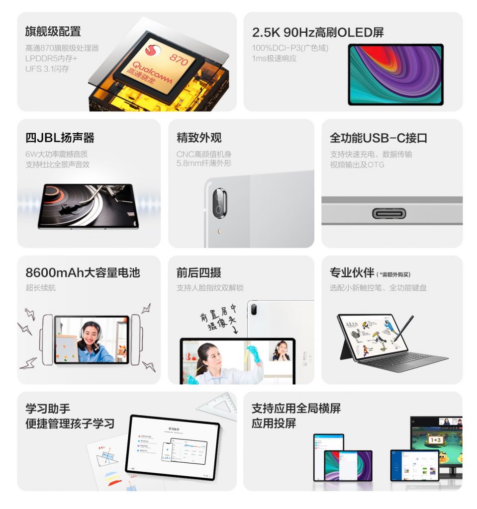 سعر ومواصفات تابلت Xiaoxin Pad Pro 2021 رسميًا 3 سعر ومواصفات تابلت Xiaoxin Pad Pro 2021 رسميًا