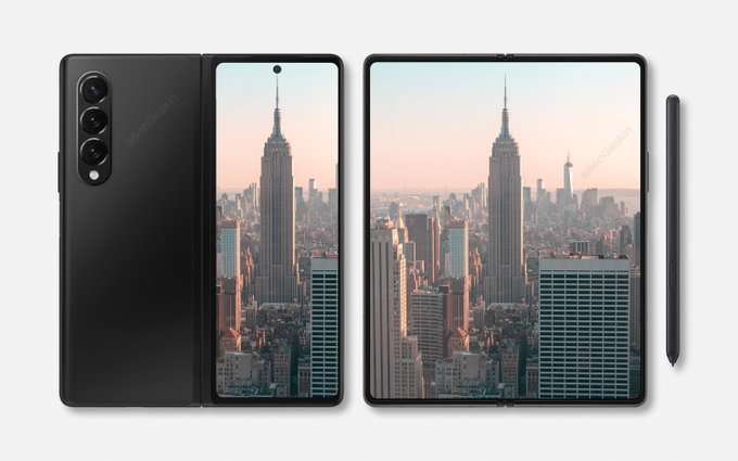 سامسونج جالكسي زد فولد 3 – Galaxy Z Fold 3 سيحصل على أزرار تعمل باللمس وتفاصيل أخرى مدهشة ! 1 صورة توضيحية لهاتف سامسونج جالكسي زد فولد 3