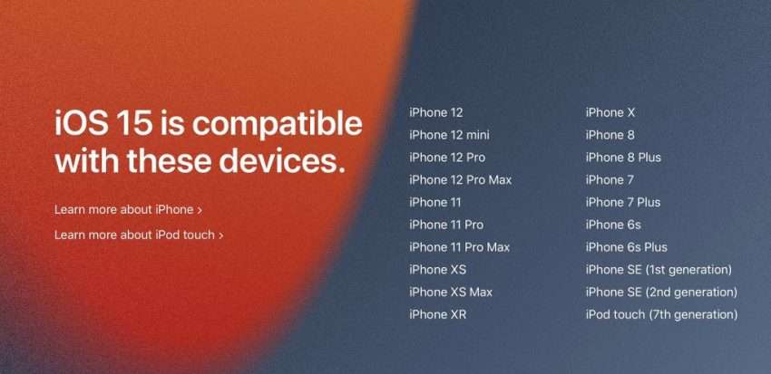 اي او اس 15 iOS تعرف على الأجهزة التي ستحصل على التحديث الجديد 2 اي او اس 15