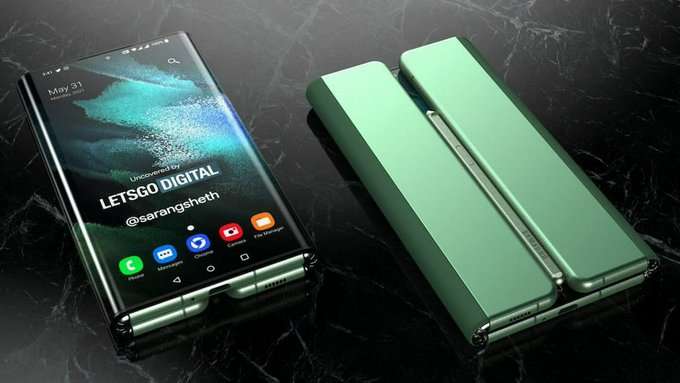 سامسونج جالكسي زد فولد تاب Galaxy Z Fold Tab تسريب صور أول تابلت قابل للطي 1 سامسونج جالكسي زد فولد تاب