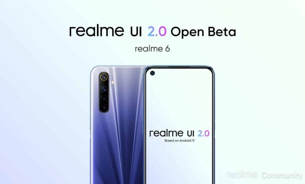 ريلمي 6 و ريلمي 6 برو يحصلان على واجهة realme UI 2.0
