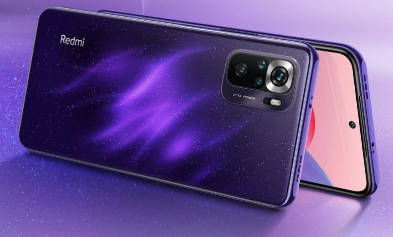 ريدمي نوت 10 اس – Redmi Note 10S سيتوفر بلون بنفسجي مع نجوم الفضاء اللامعة في طراز جديد 1 ريدمي نوت 10 اس