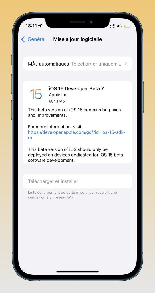 اي او اس iOS 15 الإصدار التجريبي السابع يجلب عدد من الإصلاحات والتحسينات الهامّة