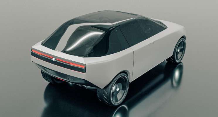 سيارة آبل الجديدة 2021 Apple Car تظهر لأول مرة بتصميم مميز في صور مسربّة
