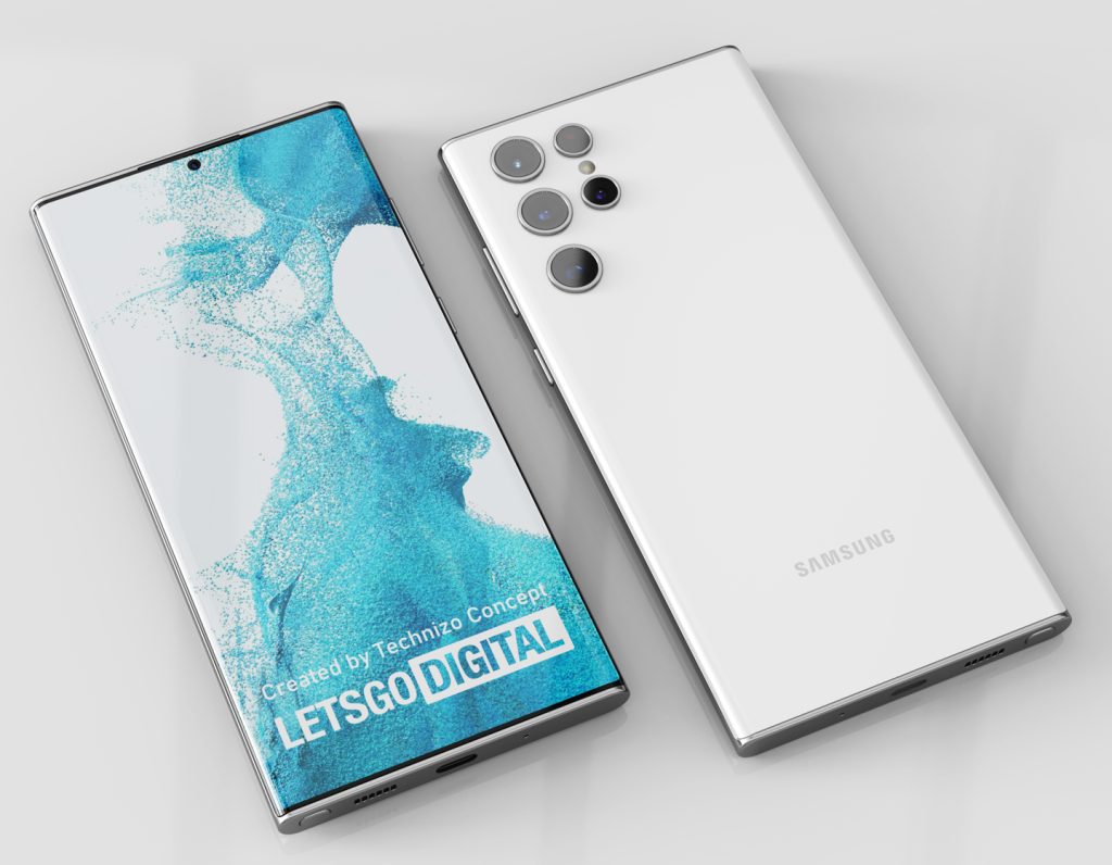 سامسونج جالكسي اس 22 ألترا - Galaxy S22 Ultra تصميم الهاتف يظهر في صور مسربة لأغطية الحماية
