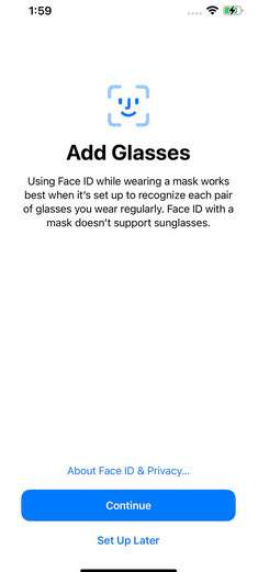 ابل Apple توفر ميزة استخدام Face ID مع ارتداء القناع في تحديث iOS الجديد 3 ابل Apple توفر ميزة استخدام Face ID مع ارتداء القناع في تحديث iOS الجديد