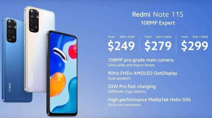 ريدمي نوت 11 – Redmi Note 11 الأسعار و المواصفات وموعد إطلاق السلسلة في مصر