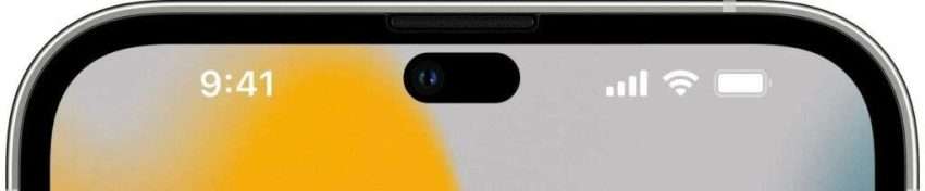 ايفون 14 برو – iPhone 14 Pro أول نظرة على تصميم الفتحة الأمامية على الشاشة في صورة مسرّبة