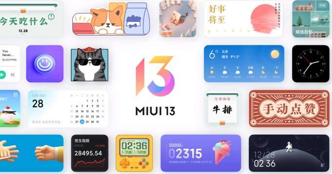 واجهة شاومي MIUI 13 الإصدار العالمي سيصل إلى 19 جهاز مع نظام التشغيل اندرويد 12