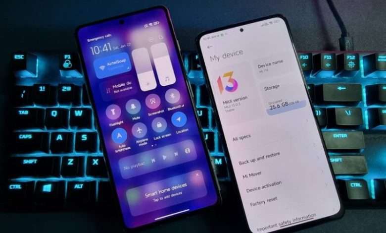 اندرويد 12 وواجهة MIUI 13