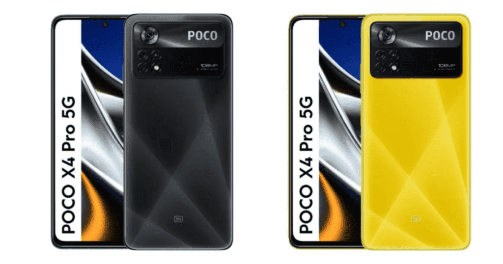 بوكو اكس 4 برو – POCO X4 Pro 5G كشف خيارات الألوان وتصميم الكاميرا الخلفية في صور مسرّبة