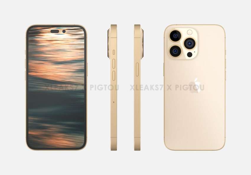 آيفون 14 برو - iPhone 14 Pro يظهر في صور جديدة باللون الذهبي
