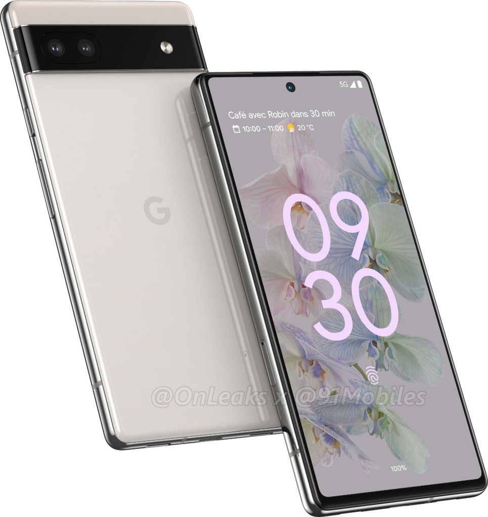 جوجل بكسل 6 اى Google Pixel 6a يظهر في صور حية تكشف التصميم والمواصفات