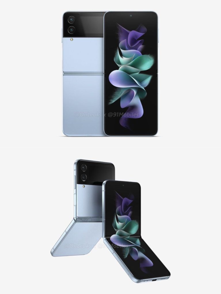 سامسونج جالكسي زد فليب 4 – Galaxy Z Flip 4 يظهر بتصميمه المميز كاملًا في صور مسرّبة