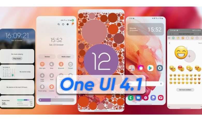 اندرويد 12 مع واجهة One UI 4.1