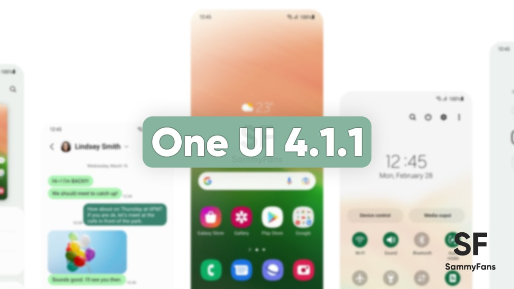 وجهة سامسونج لنظام Android 12
