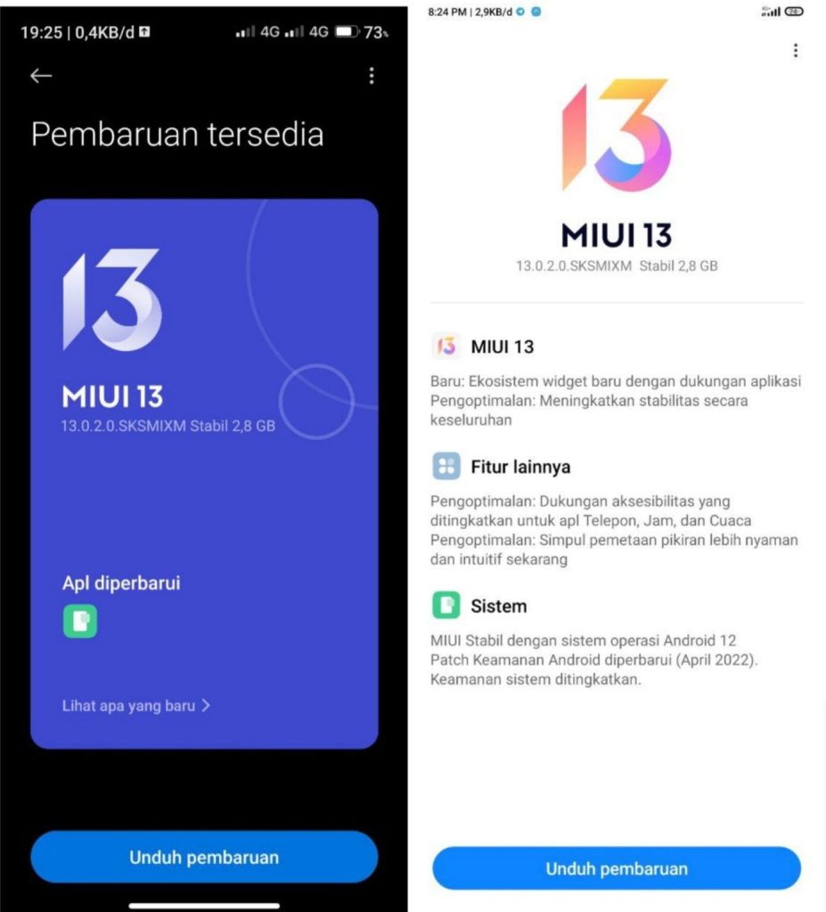 تحديث MIUI 13