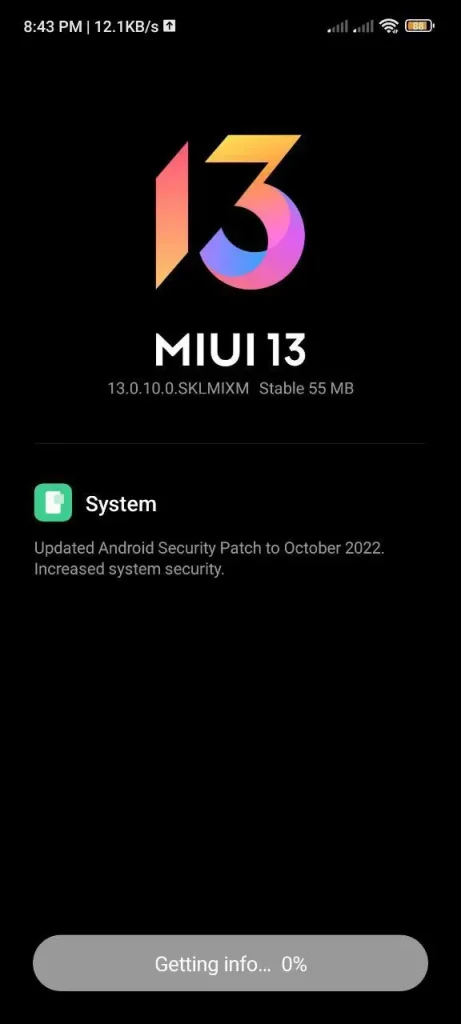 تحديث MIUI 13